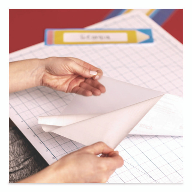 SHURTAPE TECHNOLOGIES Duck® 22220 Peel-and-Stick Clear Laminate Roll, 5.91 mil, 18" x 8 yd, Matte Clear