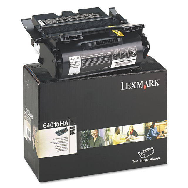 LEXMARK INT'L, INC. 64015HA 64015HA Return Program High-Yield Toner, 21,000 Page-Yield, Black