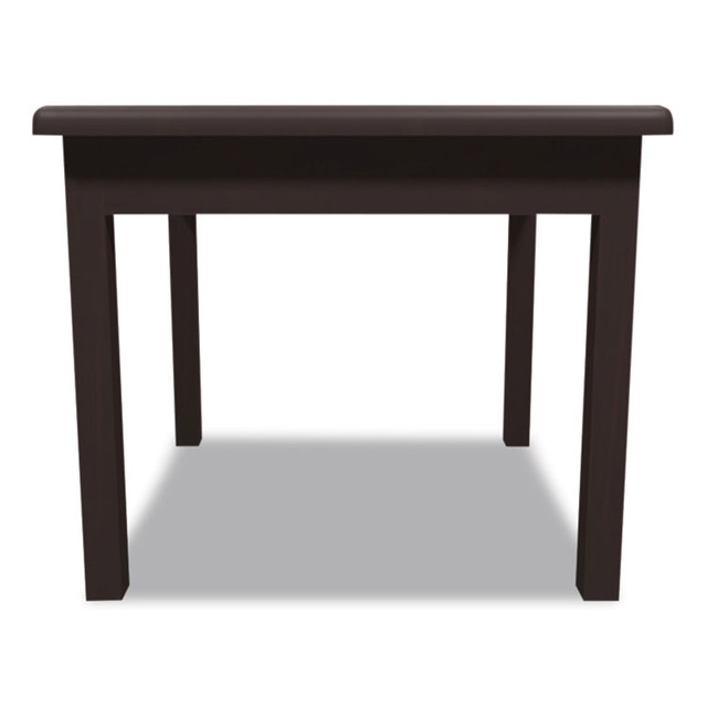 HON COMPANY 80192NN Laminate Occasional Table, Square, 24w x 24d x 20h, Mahogany