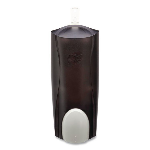 DIAL PROFESSIONAL 03922 1 Liter Manual Liquid Dispenser, 1 L. 5.1 x 4 x 12.3, Translucent Smoke