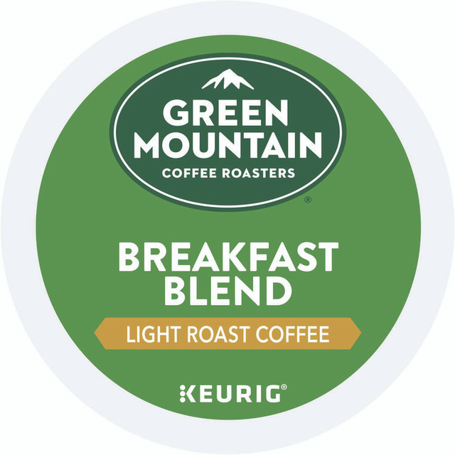 KEURIG DR PEPPER Green Mountain Coffee® 6520CT Breakfast Blend Coffee K-Cup Pods, 96/Carton