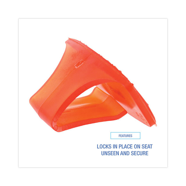 BOARDWALK CLIPMAN Toilet Bowl Clip, Mango Scent, Orange, 12/Box