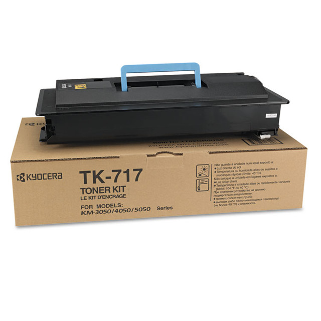 MITA Kyocera TK717 TK717 Toner, 34,000 Page-Yield, Black