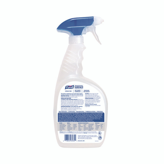 GO-JO INDUSTRIES PURELL® 334206 Professional Surface Disinfectant, Fresh Citrus, 32 oz Spray Bottle, 6/Carton