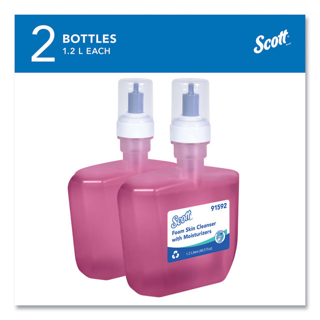 KIMBERLY-CLARK PROFESSIONAL Scott® 91592EA Pro Foam Skin Cleanser with Moisturizers Refill, Citrus Floral Scent, 1.2 L