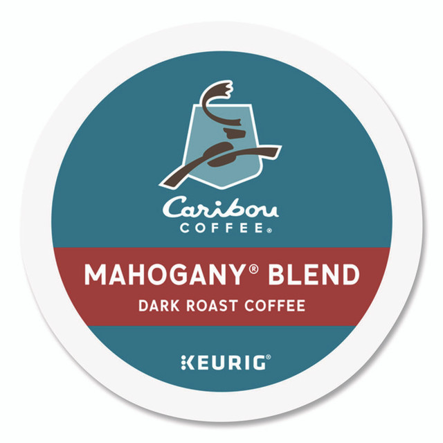 KEURIG DR PEPPER Caribou Coffee® 6990 Mahogany Coffee K-Cups, 24/ Box