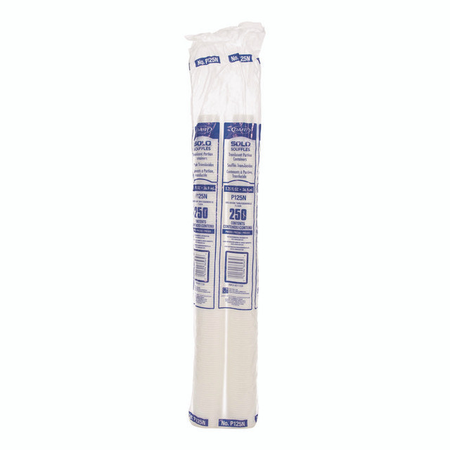 DART P125N Polystyrene Portion Cups, 1.25 oz, Translucent, 2,500/Carton