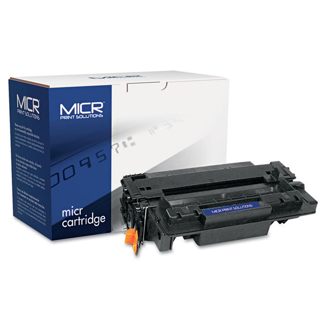 MICROMICR CORPORATION Print Solutions 55XM Compatible CE255X(M) (55XM) High-Yield MICR Toner, 12,500 Page-Yield, Black