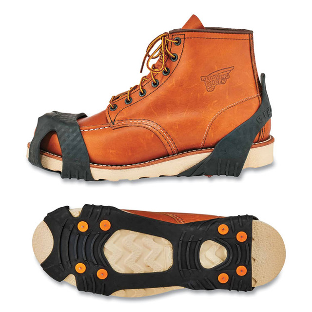 TENACIOUS HOLDINGS, INC. ergodyne® 16735 Trex 6300TC One-Piece Slip-on Tungsten Carbide Ice Cleats, X-Large, Black, Pair