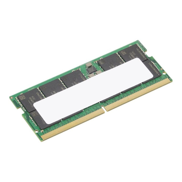 LENOVO, INC. 4X71K08910 ThinkPad - DDR5 - module - 32 GB - SO-DIMM 262-pin - 4800 MHz / PC5-38400 - ECC - Campus - green - for ThinkPad P16 Gen 1 21D6, 21D7; ThinkStation P360 Ultra 30G1, 30G2