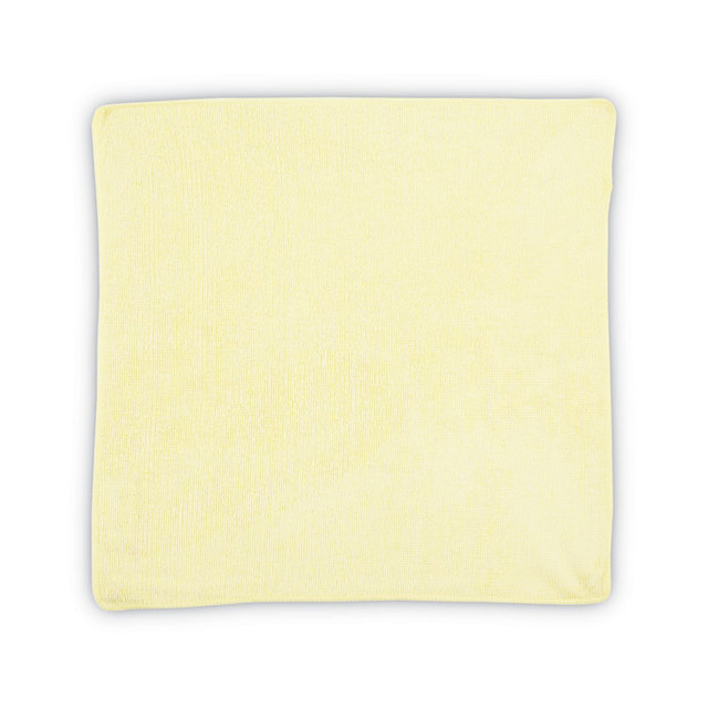 RUBBERMAID COMMERCIAL PROD. 1820584 Microfiber Cleaning Cloths, 16 x 16, Yellow, 24/Pack