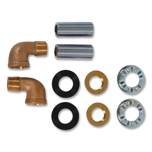 BK RESOURCES BKFW5GM WorkForce Standard Duty Faucet, 9.5" Height/5" Reach, Chrome-Plated Brass