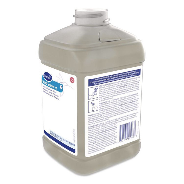 DIVERSEY 101109689 Good Sense HC Liquid Air Freshener, Fresh Scent, 2,500 mL Bottle, 2/Carton