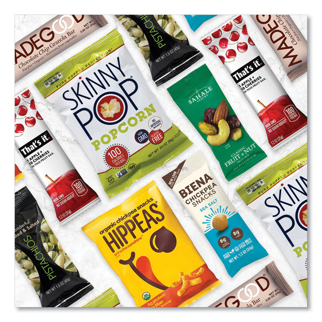 SNACK BOX PROS 70000126 Vegan Snack Box, 15 Assorted Snacks/Box