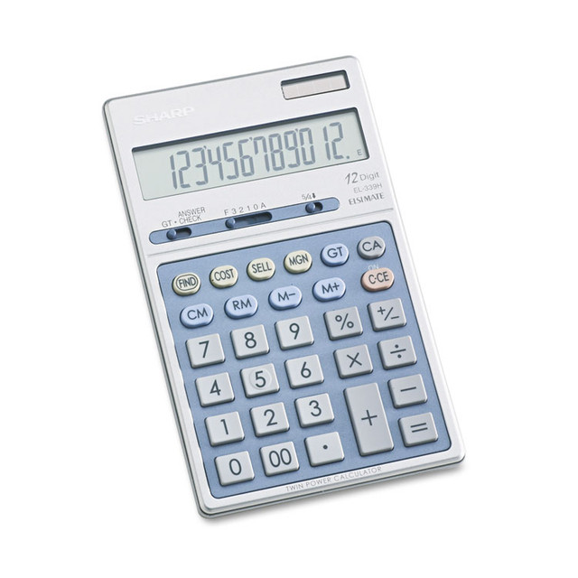 SHARP TONER EL339HB EL339HB Executive Portable Desktop/Handheld Calculator, 12-Digit LCD
