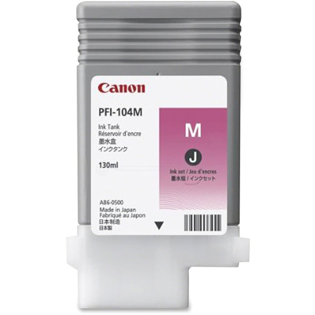 These cartridges are made mainly of plastic material making local recycling and local energy recovery possible. When local recycling is utilized, environmental impacts associated with the transportation of cartridges are reduced. To support local recycling and energy recovery, Canon has engraved a plastic resin code on each cartridge. Canon large-format ink cartridges are safe for local recycling and local energy recovery facilities.