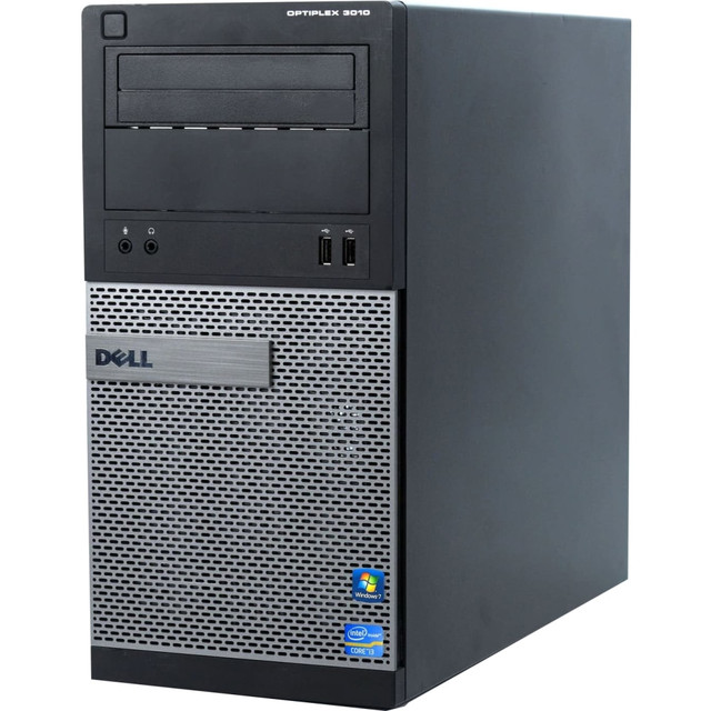 DELL RF610811  Optiplex 3010 Tower Refurbished Desktop PC, Intel i7, 16GB Memory, 256GB Solid State Drive, Windows 10 Pro