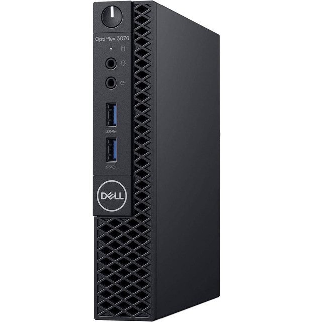 DELL RF051791291641  Optiplex 3070 Micro Refurbished Desktop PC, Intel i5, 16GB Memory, 256GB Solid State Drive, Windows 10 Pro