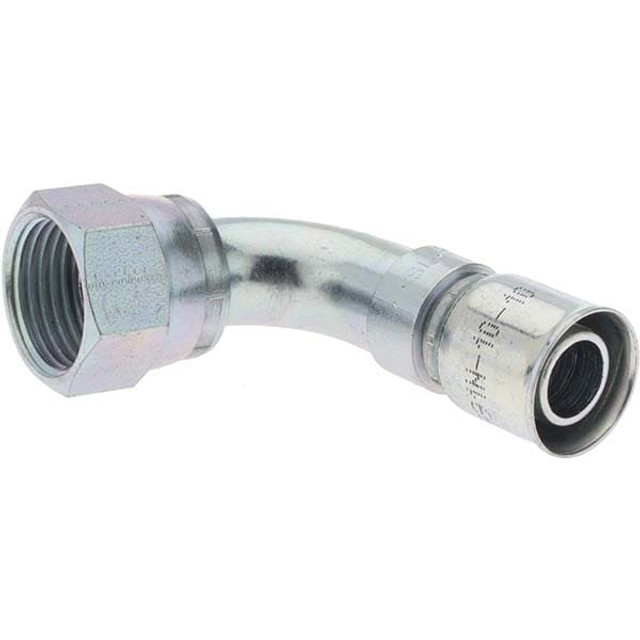 Parker BDPX-00035 Hydraulic Hose Female JIC Swivel 90 ° Elbow: 8 mm, 7/8-14