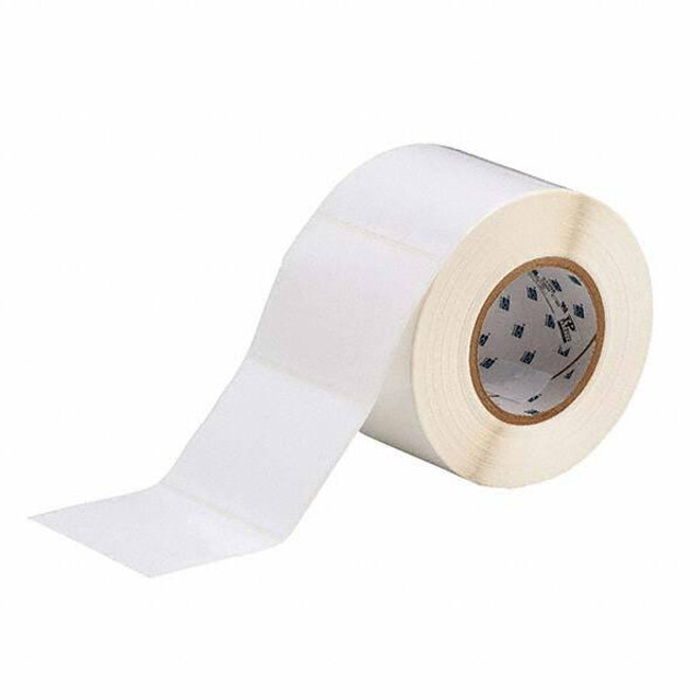 Brady 31338 Label Maker Label: White, Polyester, 1,000 per Roll