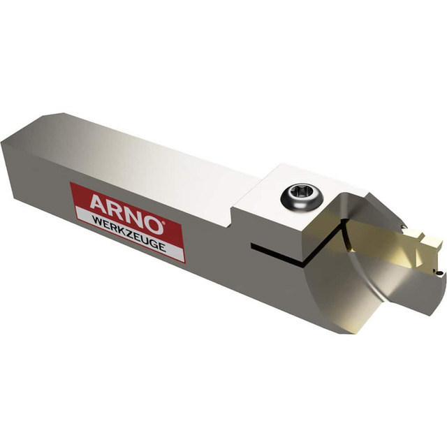 Arno 117615 Indexable Cut-Off Toolholders; Hand of Holder: Right Hand ; Maximum Depth of Cut (Decimal Inch): 0.8660 ; Maximum Workpiece Diameter (Decimal Inch): 1.7320 ; Toolholder Style: ARNO Fast Change ; Multi-use Tool: No ; Compatible Insert Size