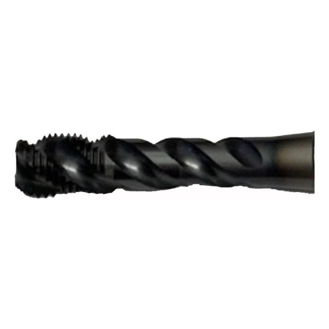 Yamawa 394620 Spiral Flute Tap:  M6x1,  Metric,  3 Flute,  2,  2B Class of Fit,  Vanadium High-Speed Steel,  Special Coating Finish
