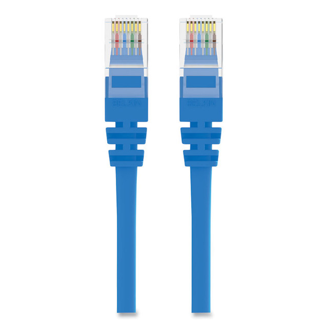 BELKIN COMPONENTS A3L79103BLUS CAT5e Snagless Patch Cable, 3 ft, Blue