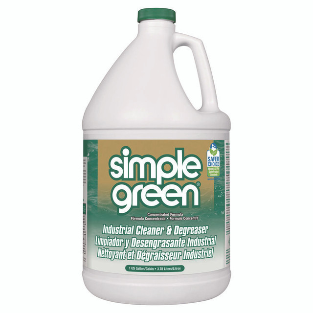 SUNSHINE MAKERS, INC. Simple Green® 13005CT Industrial Cleaner and Degreaser, Concentrated, 1 Gallon Bottle, 6/Carton