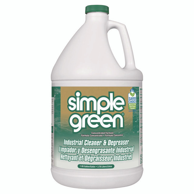 SUNSHINE MAKERS, INC. Simple Green® 13005CT Industrial Cleaner and Degreaser, Concentrated, 1 gal Bottle, 6/Carton