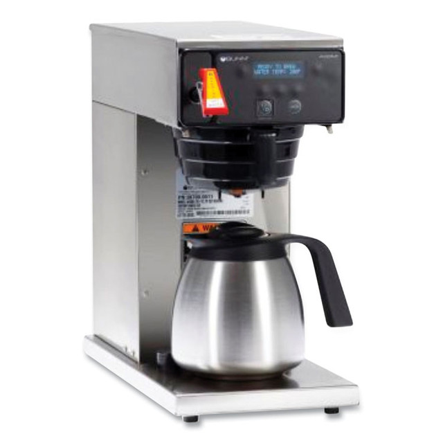 BUNN-O-MATIC 387000011 AXIOM DV-TC Dual-Voltage Thermal Carafe Coffee Brewer, 12 Cups, Silver/Black