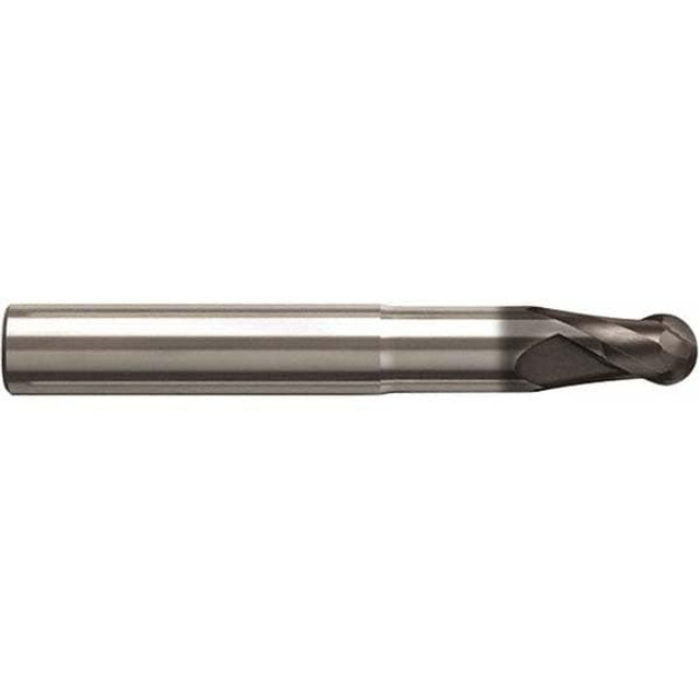 Seco 02928264 Ball End Mill: 0.2362" Dia, 0.2362" LOC, 2 Flute, Solid Carbide