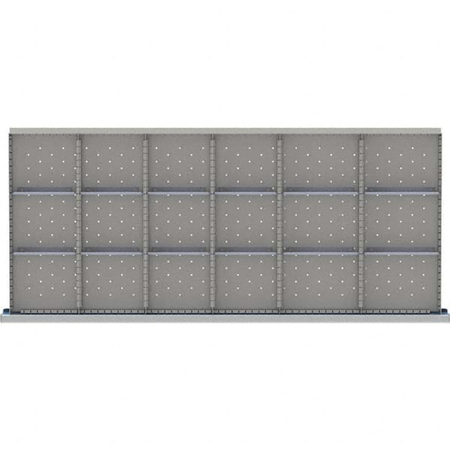 LISTA MSDR518-100 18-Compartment Drawer Divider Layout for 3.15" High Drawers