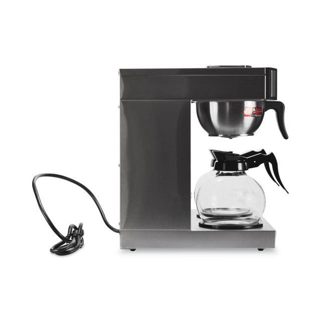 RDI USA Coffee Pro CPRLG Three-Burner Low Profile Institutional Coffee Maker, 36-Cup, Stainless Steel