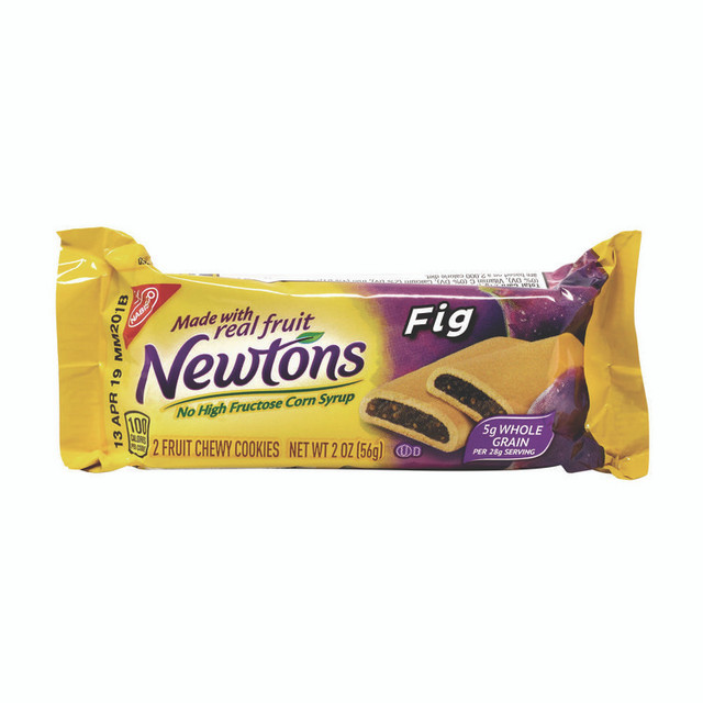 NABISCO FOOD GROUP 22000462 Fig Newtons, 2 oz Pack, 2 Cookies/Pack 24 Packs/Box