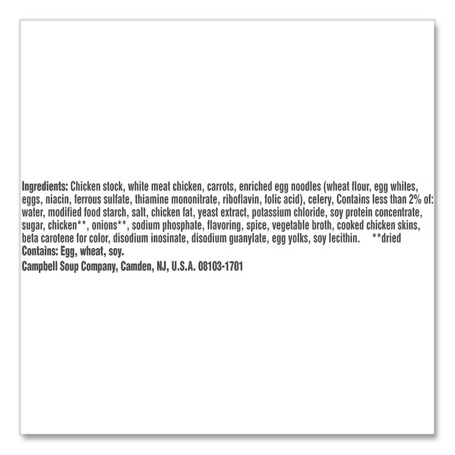 CAMPBELL'S 35100003 Chunky Classic Chicken Noodle Bowl,15.25 oz Bowl, 8/Carton