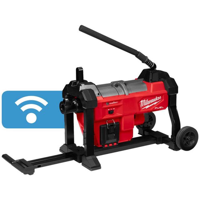 Milwaukee Tool 2871-22 Electric & Gas Drain Cleaning Machines; Machine Type: Drum ; For Use With: Sewer Pipelines ; For Minimum Pipe Size: 2in ; For Maximum Pipe Size: 8in ; Overall Length: 35.00 ; Overall Width: 19