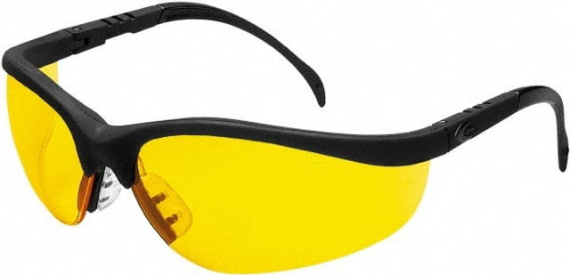 MCR Safety KD114AF Safety Glass: Anti-Fog & Scratch-Resistant, Amber Lenses, Full-Framed