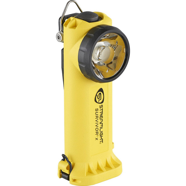 Streamlight 90961 Flashlights; Bulb Type: LED; Type: Right angle; Material: Nylon; Run Time: 15 h; Lumens: 250; Maximum Light Output (Lumens): 250; Number Of Light Modes: 3; Batteries Included: Yes; Body Color: Yellow; Battery Chemistry: Lithium; Rec