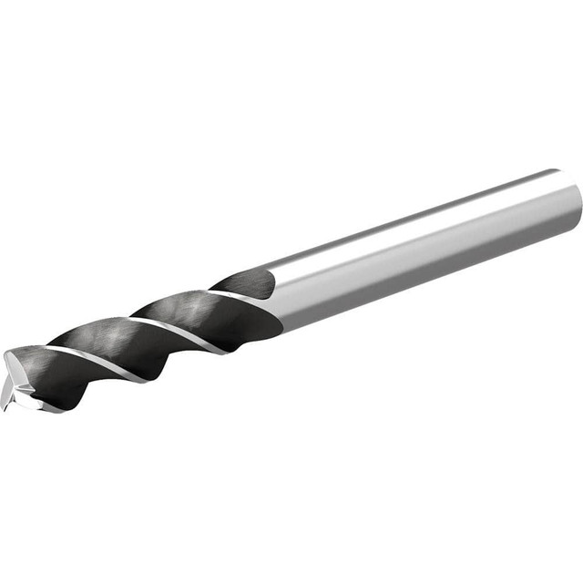 Widia 6853334 Corner Radius End Mill: 5/8" Dia, 2" LOC, 0.12" Radius, 3 Flutes, Solid Carbide