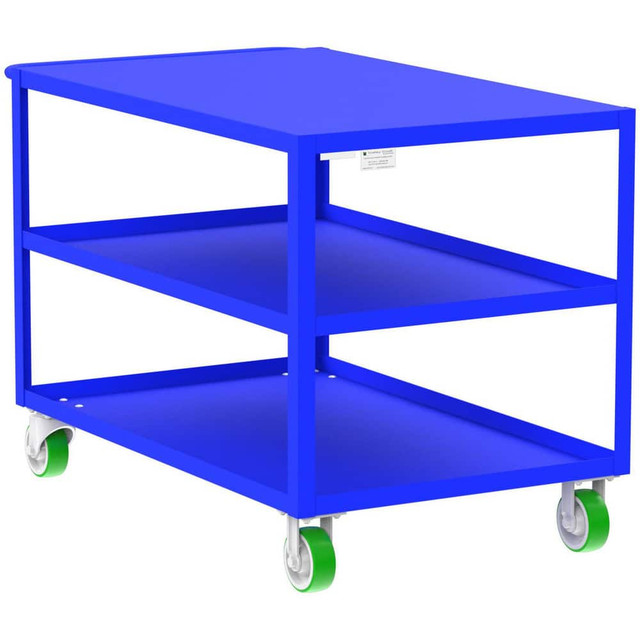 Valley Craft F89175BUPY Carts; Cart Type: Utility Shelf ; Width (Inch): 30 ; Assembly: Comes Assembled ; Material: Steel ; Length (Inch): 53 ; Load Capacity (Lb. - 3 Decimals): 2000.000