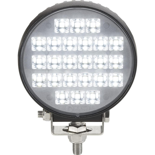 Federal Signal Emergency ICS43-RND Emergency Light Assemblies; Light Assembly Type: LED Work Light ; Voltage: 12; 24 ; Mount Type: U-Bracket ; Overall Height: 5.2in ; Brightness: 2200 Lumens