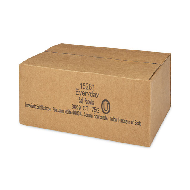 TOOTSIE ROLL INDUSTRIES Office Snax® 15261 Iodized Salt Packets, 0.75 g Packet, 3,000/Box