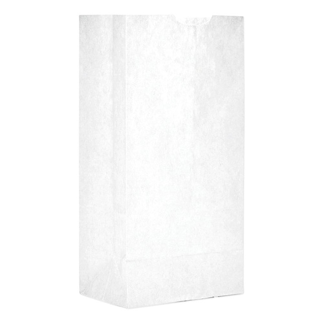 GEN BAGGW4500 Paper Bags; Bag Type: Grocery Bag ; Color: White ; Handle Included: No ; Bag Bottom Type: Flat ; UNSPSC Code: 0024111503