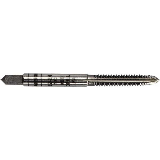 Irwin 1743ZR Straight Flute Tap: M12x1.50 Metric Coarse, 4 Flutes, Plug, 2B Class of Fit, Carbon Steel