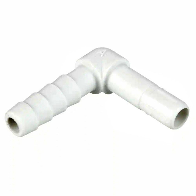 Parker PP6TEB6 Push-To-Connect Tube Fitting: Tube Elbow Barb Connector, 3/8" OD