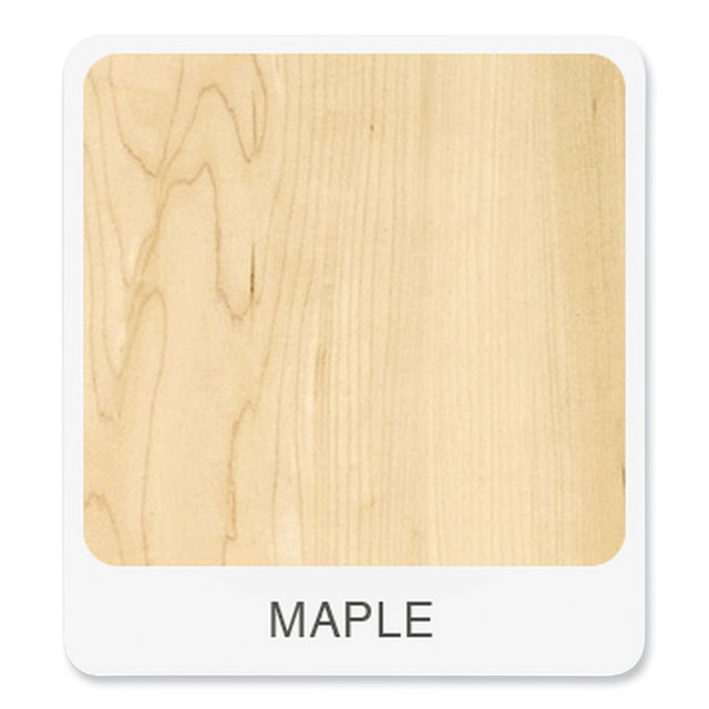 DIVERSIFIED WOODCRAFTS, INC. Spaces™ P7602BM30N Classroom Science Table, 60w x 24d x 30h, Black ChemGuard High Pressure Laminate (HPL) Top, Maple Base