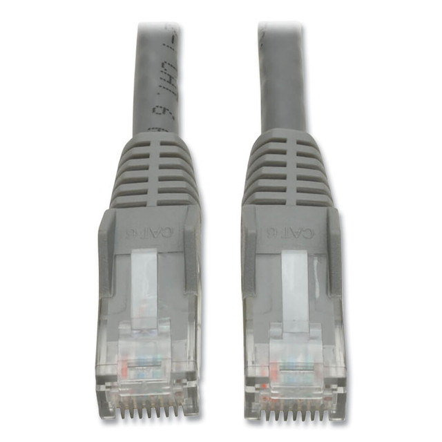 EATON CORPORATION Tripp Lite by N201-050-GY CAT6 Gigabit Snagless Molded Patch Cable, 50 ft, Gray