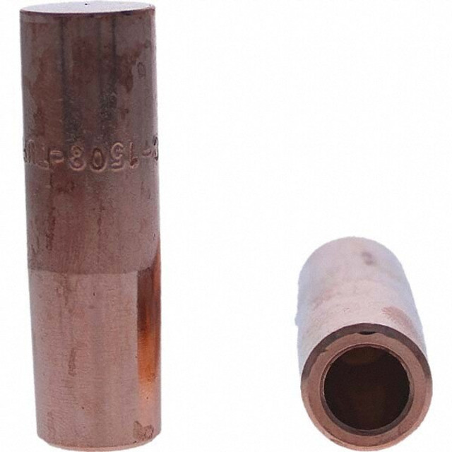 Tuffaloy 136-2708 Spot Welder Tips; Tip Type: Straight Tip C Nose (Flat) ; Material: RWMA Class 2 - C18200