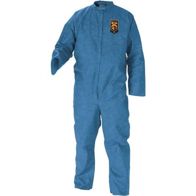 KleenGuard 58533 Disposable Coveralls: Size Large, SMS, Zipper Closure