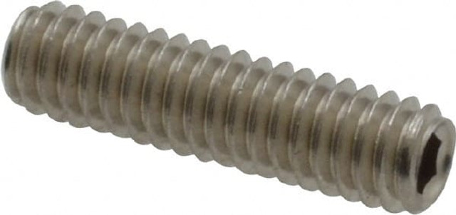 Value Collection R63260842 Set Screw: #8-32 x 5/8", Cup Point, Stainless Steel, Grade 18-8